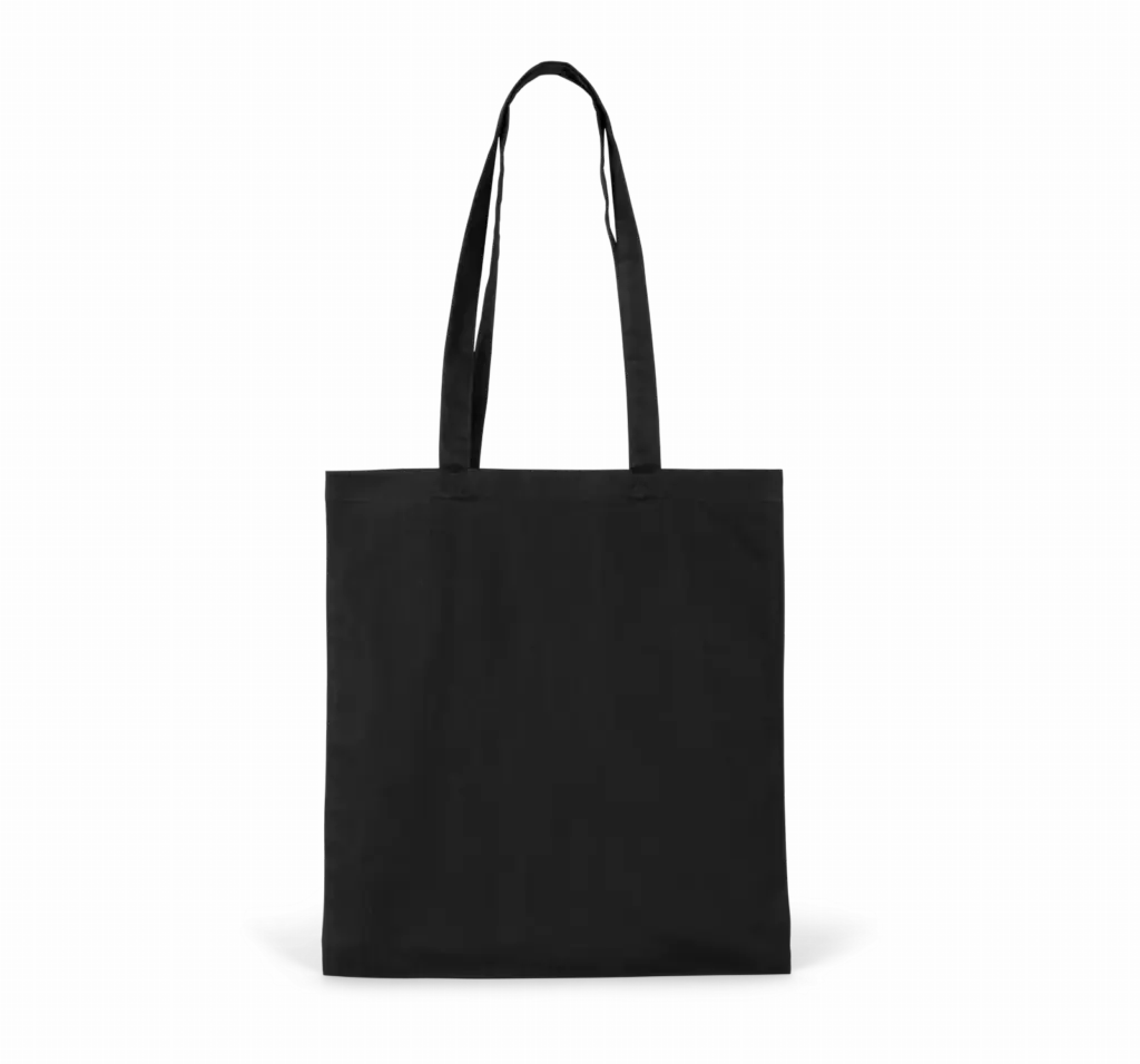 Shopper van polykatoen, black — productfoto 2