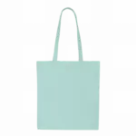 Shopper van polykatoen, ice mint — productfoto 5