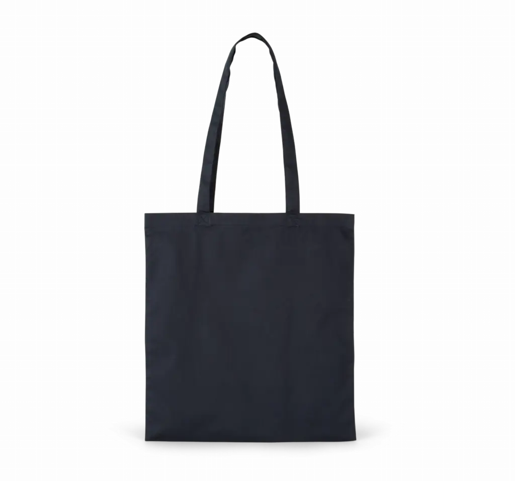 Shopper van polykatoen, navy — productfoto 7