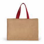 XL shopper, natural / cherry red — productfoto 7