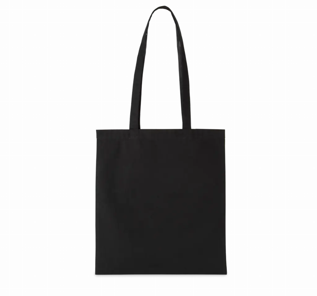 PS_KI0755_BLACK - Hidalgo-werbeartikel Shopper bamboe, black — productfoto 2
