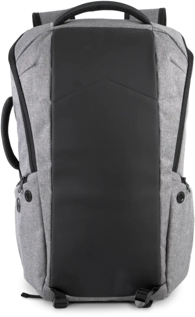 PS_KI0888_GRAPHITEGREYHEATHER-BLACK - Hidalgo Rugzak anti-diefstal, graphite grey heather / black — productfoto 6