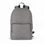 Gerecycleerde en gewatteerde rugzak voor het werk, graphite grey heather — productfoto 6