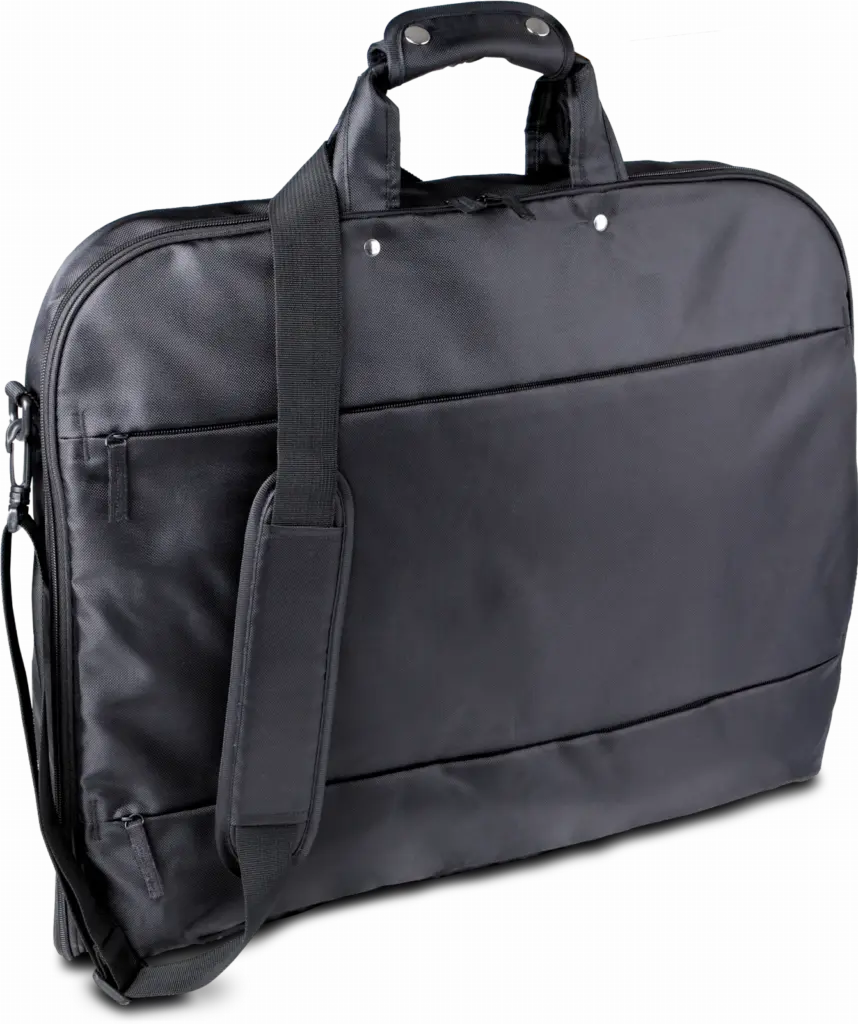 PS_KI0906_BLACK - Hidalgo-werbeartikel Kledinghoes, black — productfoto 3