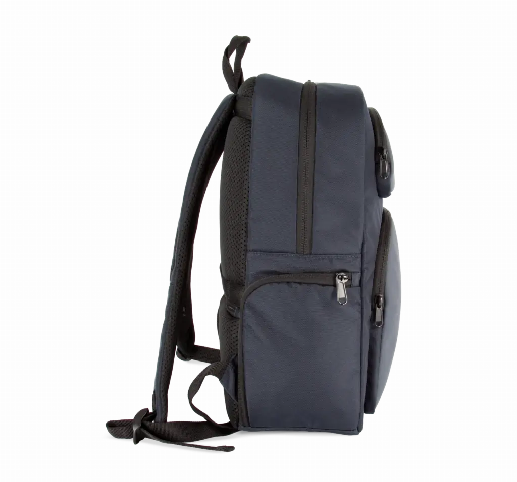 Businessrugzak met laptopvak, navy — productfoto 6