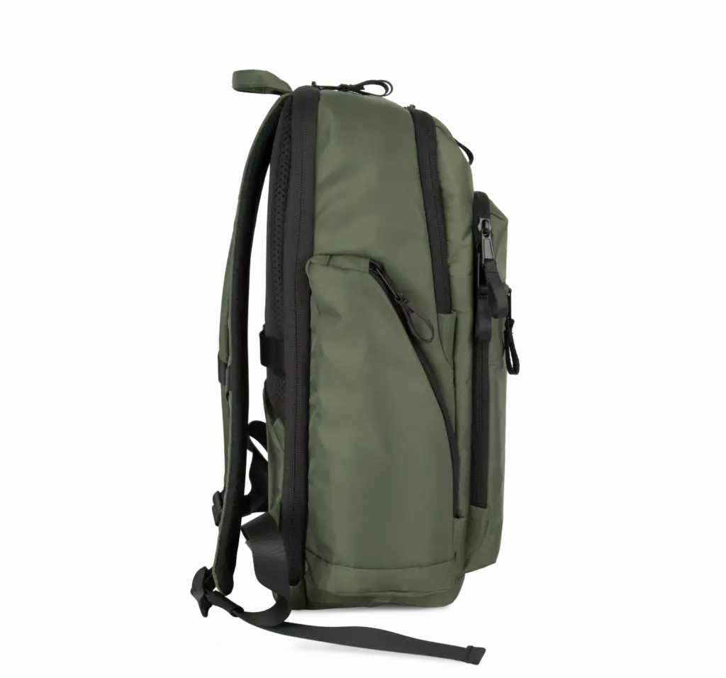 Premium businessrugzak, caper green — productfoto 3