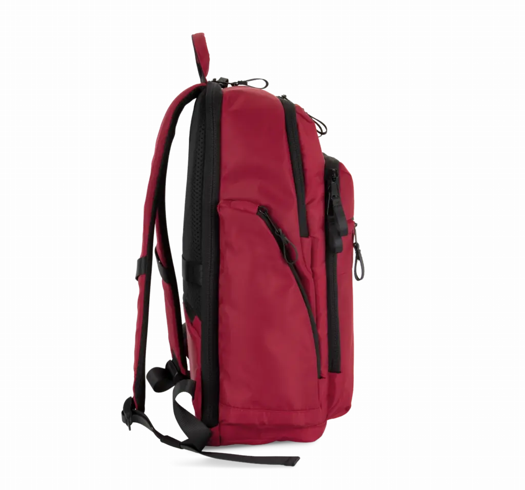 Premium businessrugzak, madder red — productfoto 6