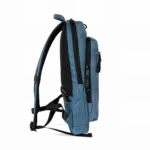 Premium businessrugzak, mist blue — productfoto 9