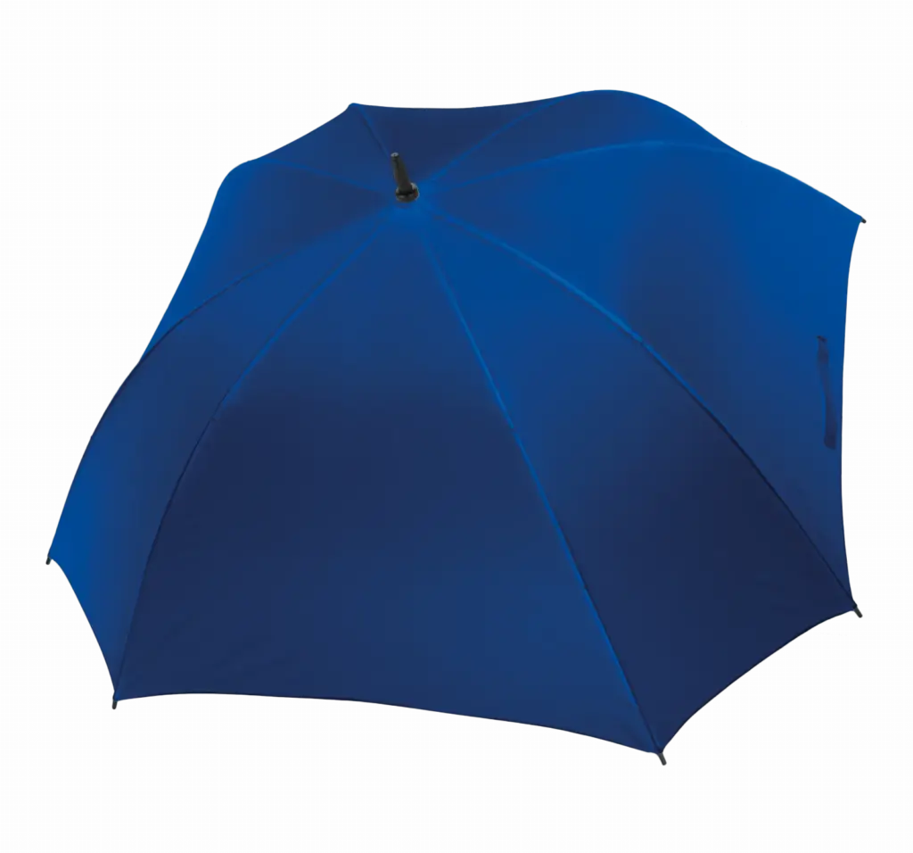 Vierkante Golfparaplu, royal blue — productfoto 5