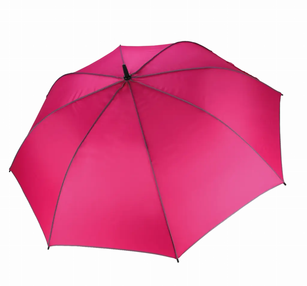 Automatische golfparaplu, fuchsia / slate grey — productfoto 4