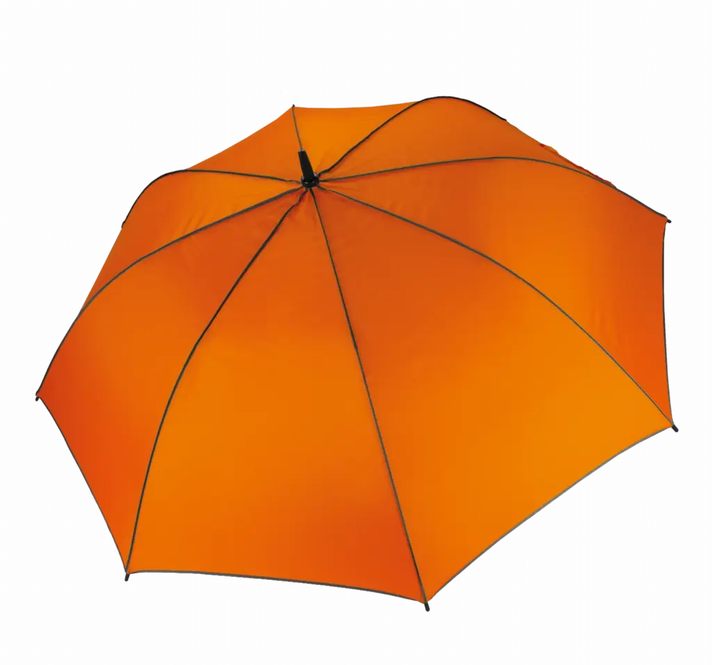 Automatische golfparaplu, orange / dark grey — productfoto 6