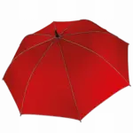 Automatische golfparaplu, red / light grey — productfoto 7