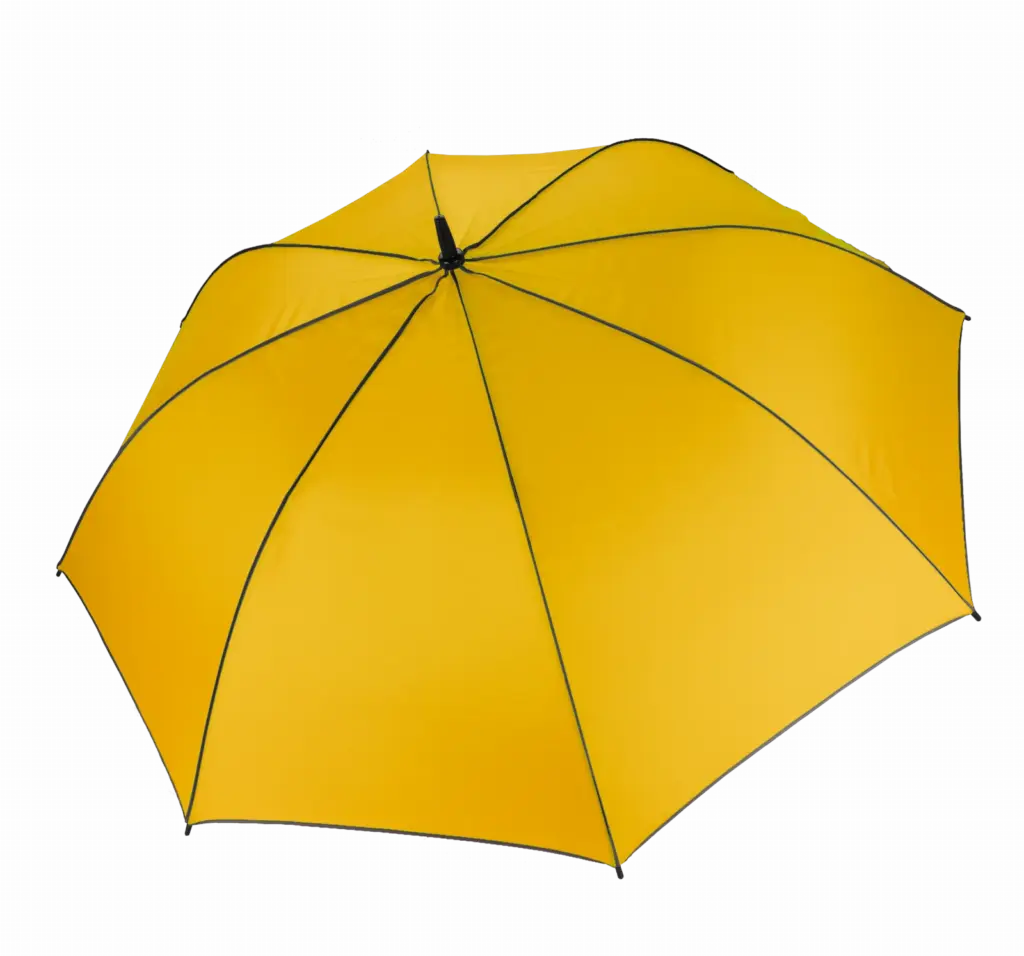 Automatische golfparaplu, yellow / dark grey — productfoto 10
