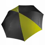 Golfparaplu, black / burnt lime — productfoto 6