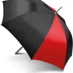 Golfparaplu, black / red — productfoto 8