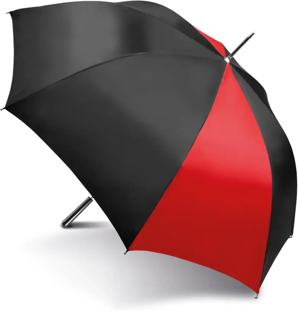 Golfparaplu, black / red — productfoto 8