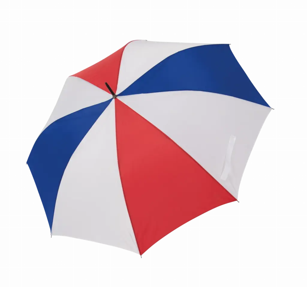 Golfparaplu, reflex blue/white/french red — productfoto 18
