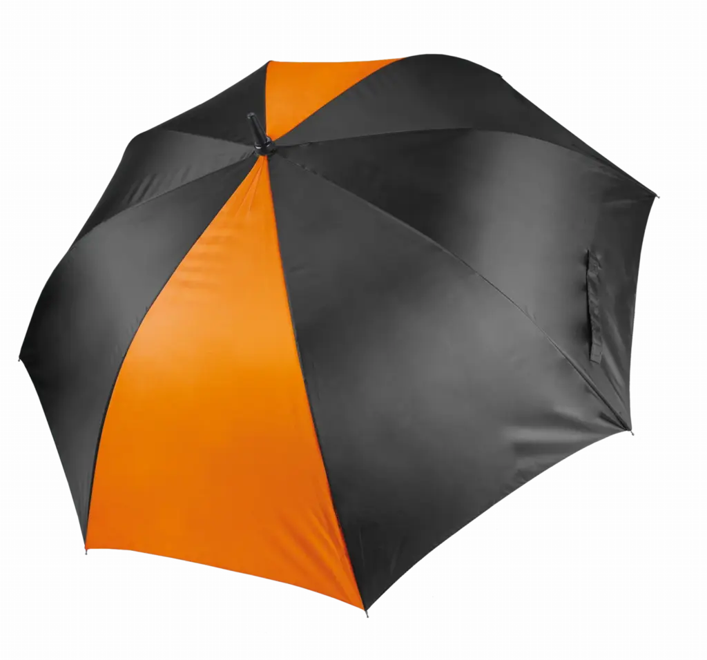 Grote Golfparaplu, black / orange — productfoto 6