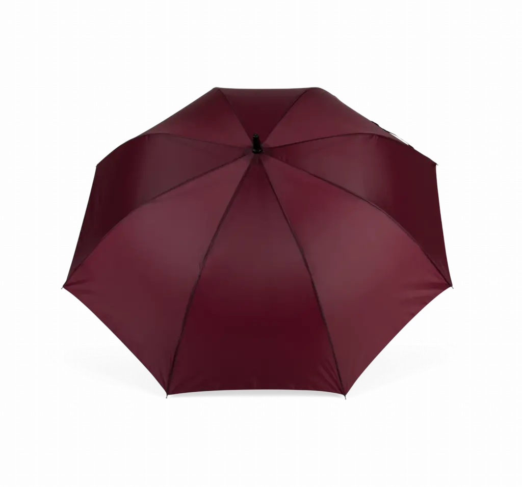 Grote Golfparaplu, burgundy — productfoto 10