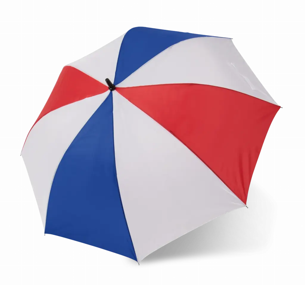 Grote Golfparaplu, reflex blue/white/french red — productfoto 16