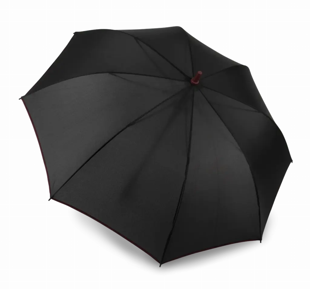 Automatische paraplu, black / wine — productfoto 5