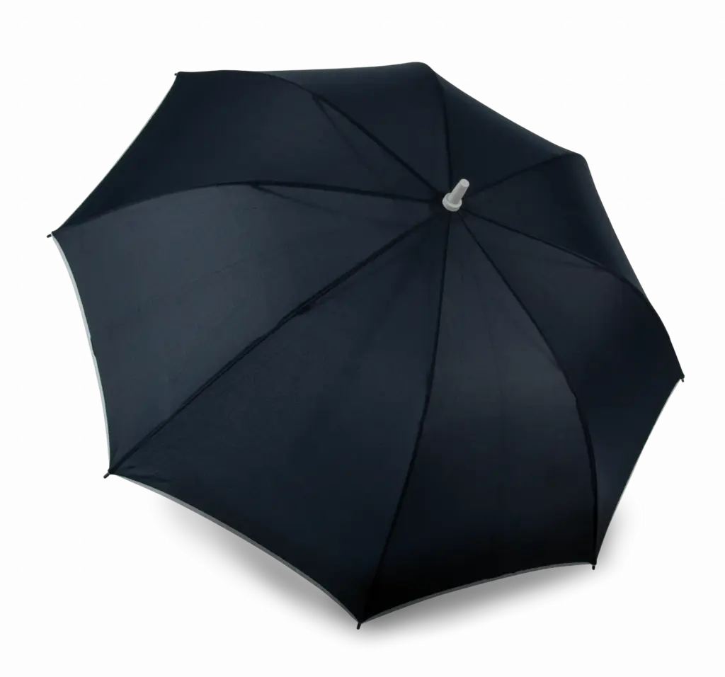 Automatische paraplu, navy / snow grey — productfoto 6