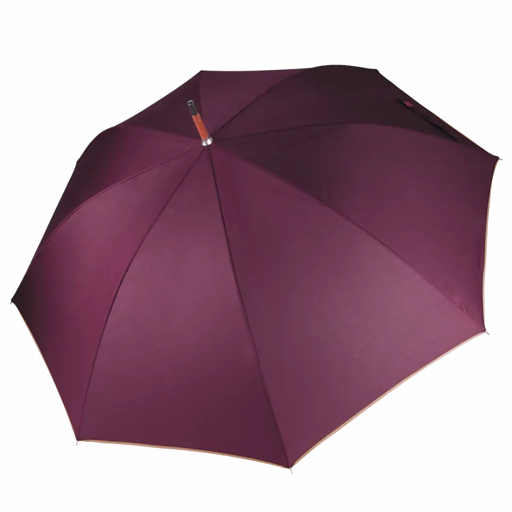 Automatische Paraplu, burgundy / beige — productfoto 4