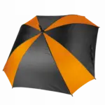 Vierkante paraplu, black / orange — productfoto 4