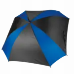 Vierkante paraplu, black / royal blue — productfoto 5