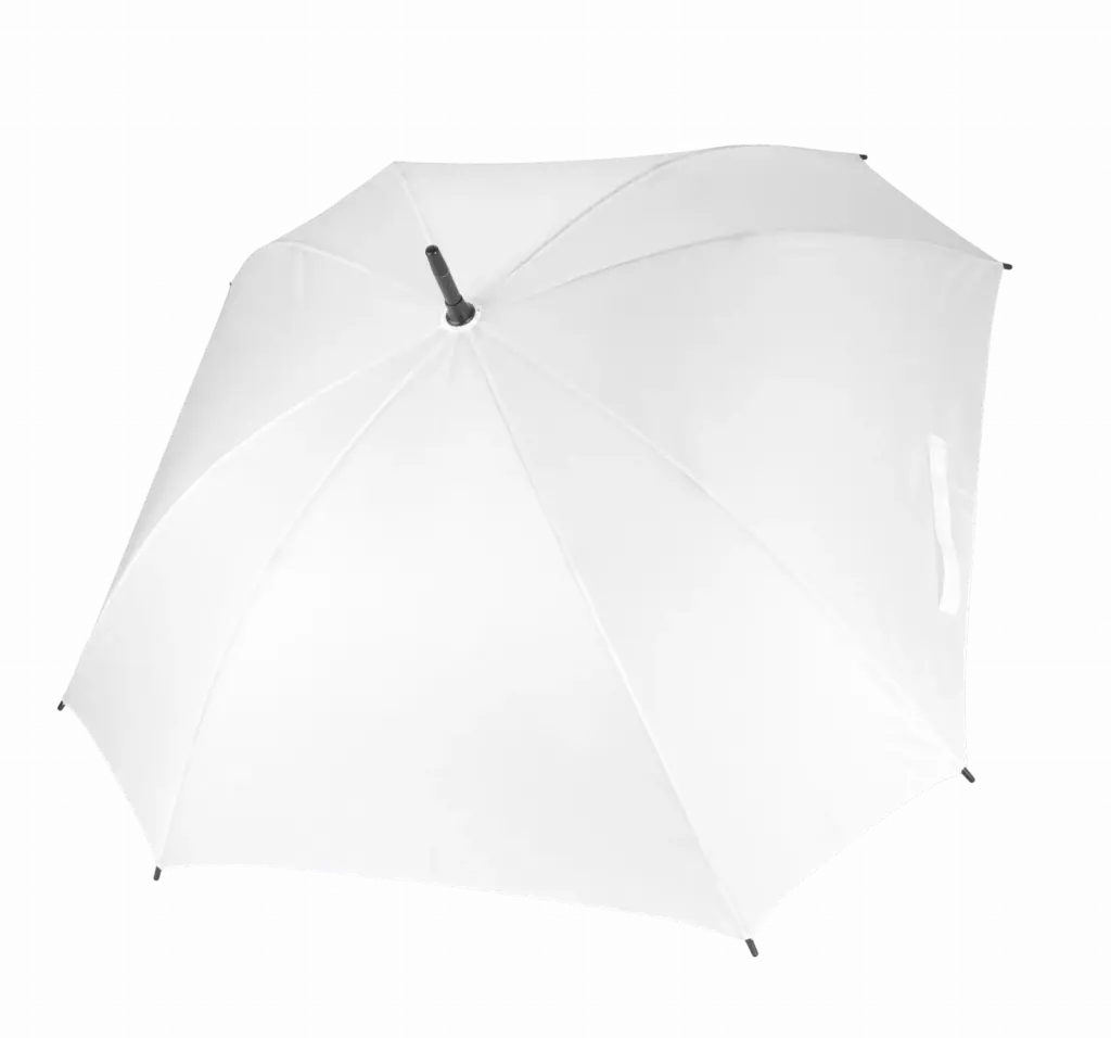 Vierkante paraplu, white — productfoto 8