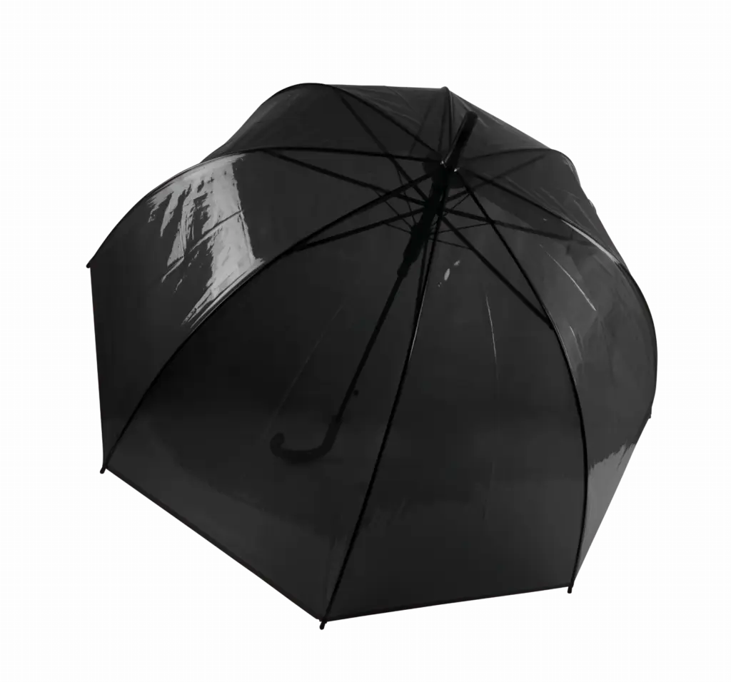 Transparante Paraplu, black — productfoto 2
