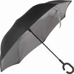 Omgekeerde, handenvrije paraplu — productfoto 2