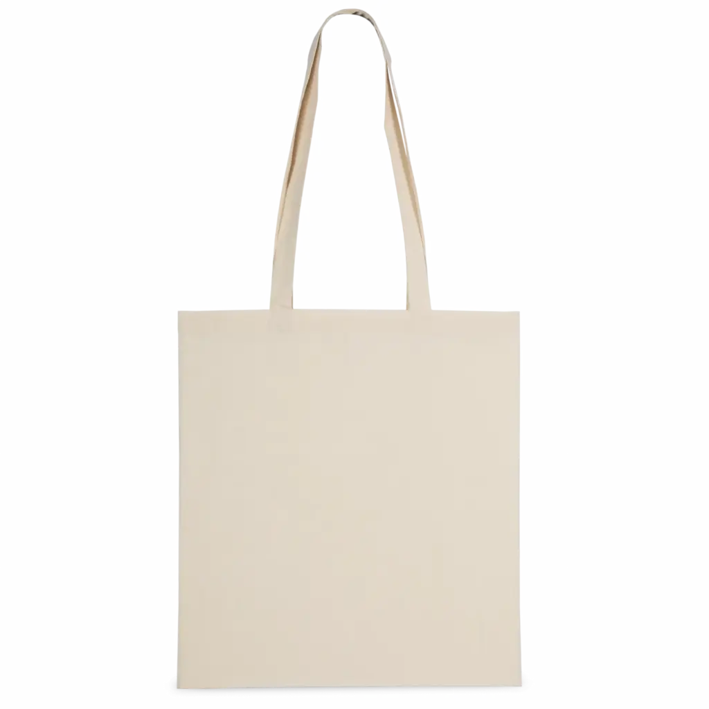 PS_KI3207_NATURAL - Katoenendraagtassen Totebag in gerecycleerde stof met katoenlook, natural — productfoto 2