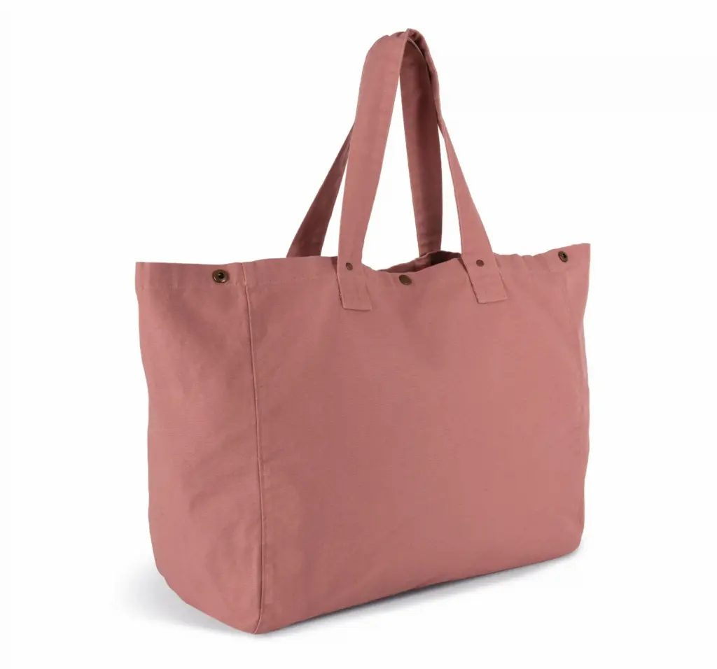 Shopper van verwassen katoen — productfoto 4