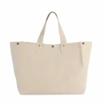 Shopper van verwassen katoen, natural — productfoto 21