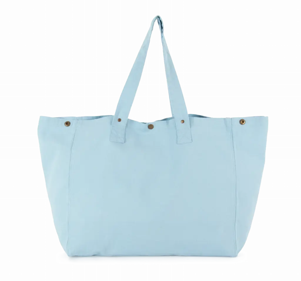 PS_KI3208_WASHEDDREAMBLUE - Katoenendraagtassen Shopper van verwassen katoen, washed dream blue — productfoto 18