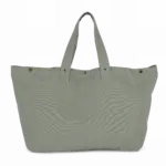 Shopper van verwassen katoen, washed green clay — productfoto 8