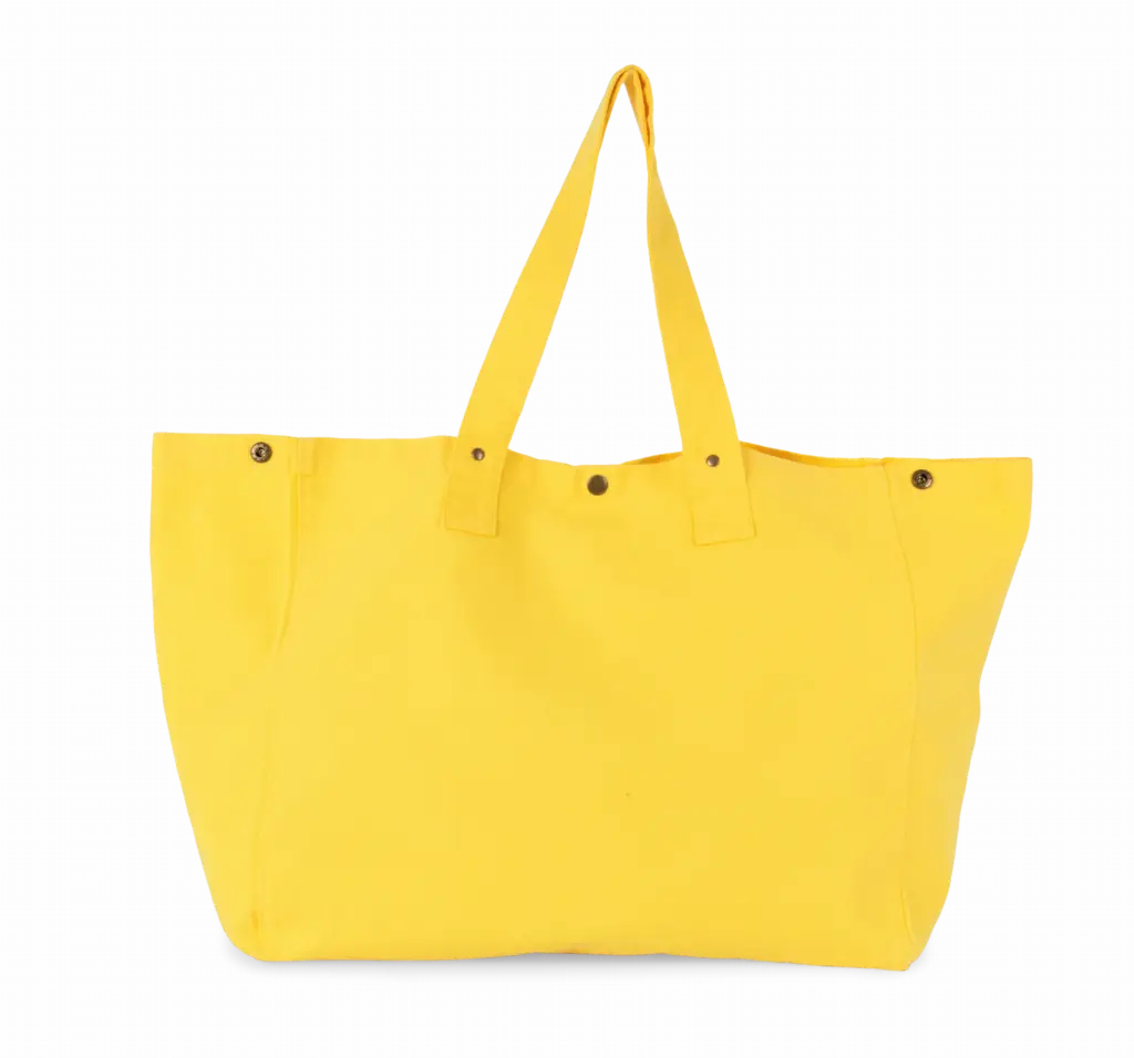 PS_KI3208_WASHEDLEMONZEST - Katoenendraagtassen Shopper van verwassen katoen, washed lemon zest — productfoto 19
