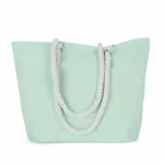 Totebag in marinestijl, washed misty green — productfoto 10