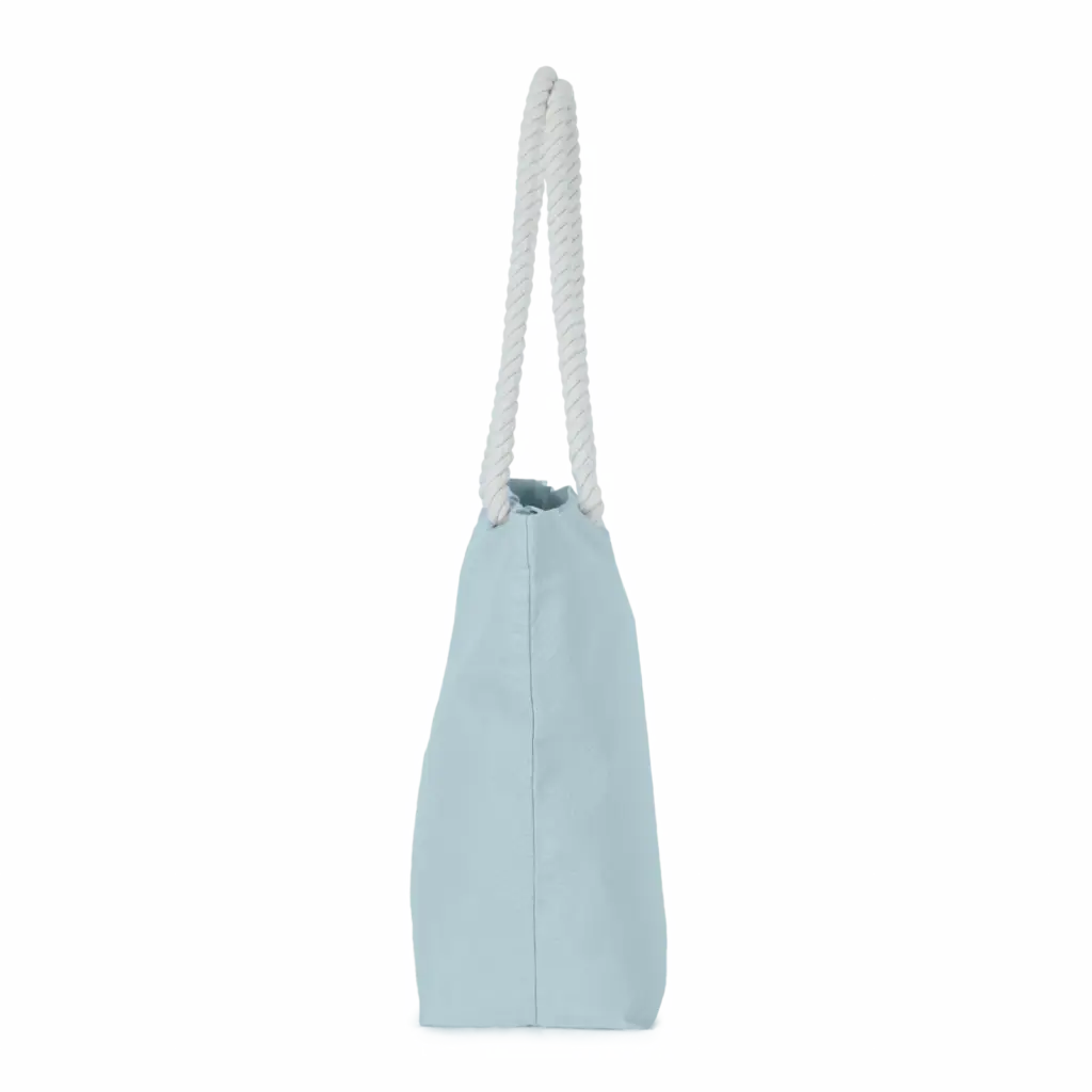 Totebag in marinestijl, washed pearl blue — productfoto 12