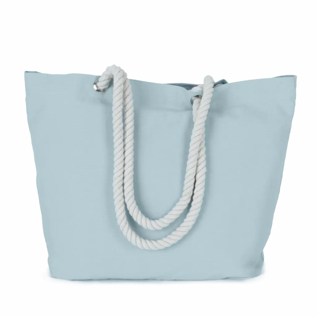 Totebag in marinestijl, washed pearl blue — productfoto 13