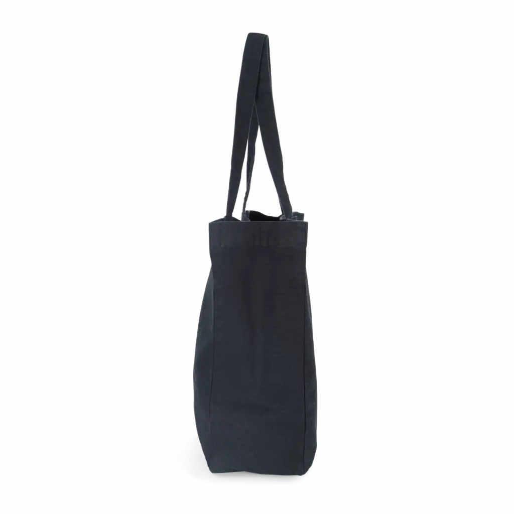 Grote 'evergreen' shopper, washed black — productfoto 5