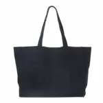 Grote 'evergreen' shopper, washed black — productfoto 6