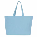 Grote 'evergreen' shopper, washed dream blue — productfoto 7