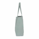 Grote 'evergreen' shopper, washed green clay — productfoto 7