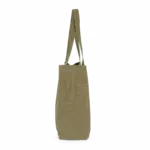 Grote 'evergreen' shopper, washed lichen green — productfoto 8