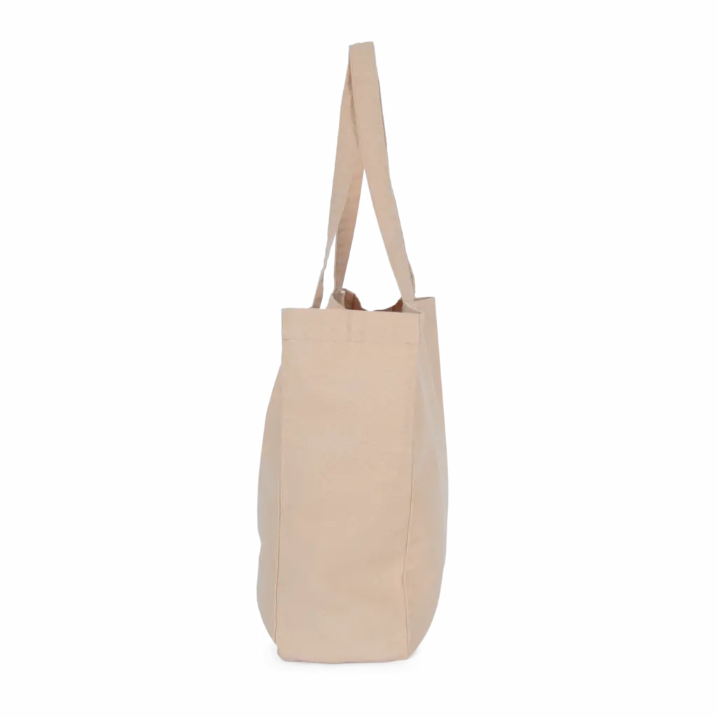 Grote 'evergreen' shopper, washed nude peach — productfoto 11