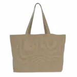 Grote 'evergreen' shopper, washed olive gray — productfoto 13