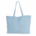 Grote 'evergreen' shopper, washed pearl blue — productfoto 14
