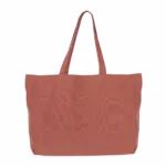 Grote 'evergreen' shopper, washed pink ochre — productfoto 15